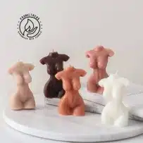 شمع دست ساز مدل پیکره زن