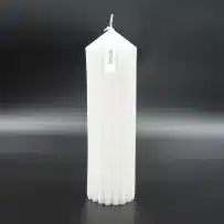 شمع دست ساز مدل استوانه شیاردار2