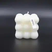 شمع دست ساز مدل مکعب توپی